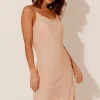 Adorne - Full Slip Dress Short - Nude