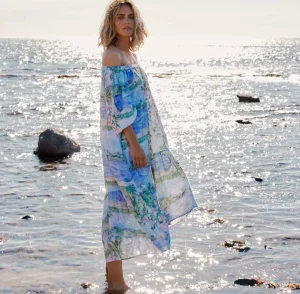 Binny - FOUR MILE BEACH - Cotton Broderie Caftan