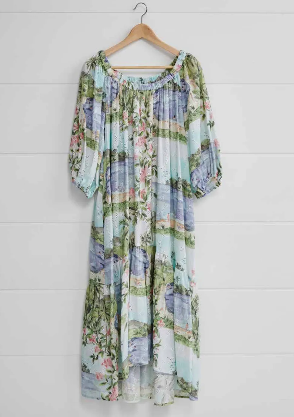 binny__four_mile_beach__c_4.webp Binny - FOUR MILE BEACH - Cotton Broderie Caftan