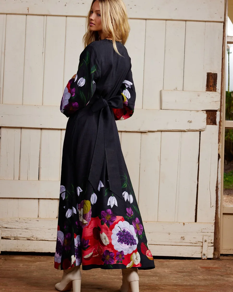 binny__the_laden_table_li_1.webp Binny - THE LADEN TABLE Linen Viscose Shift Dress w pockets - The Laden Table