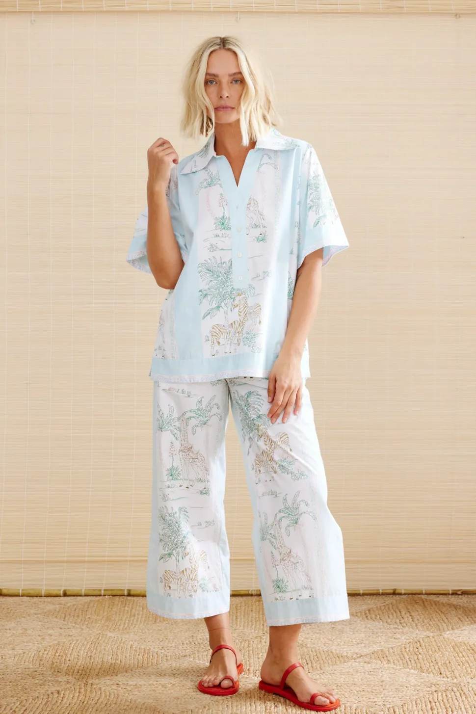 binny__the_pup_tent__safa_3.webp Binny - THE PUP TENT - Safari Five Oh - Cotton Poplin Shirt