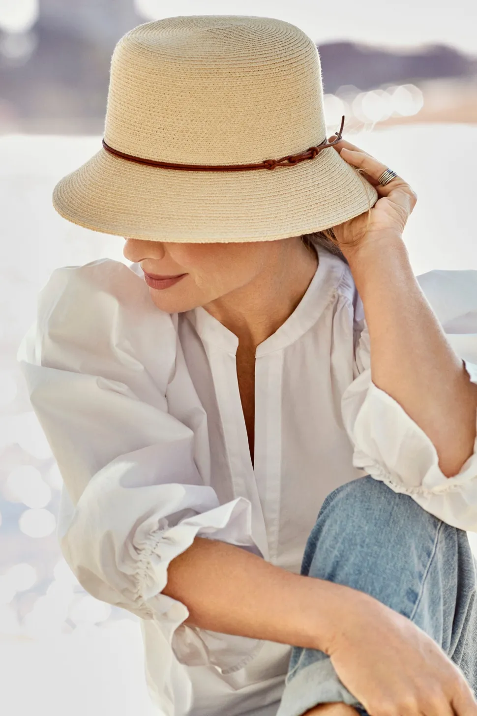 canopy_bay_by_deborah_hut_0-12.webp Canopy Bay by Deborah Hutton - Hat - Hepburn Bucket - Bleach