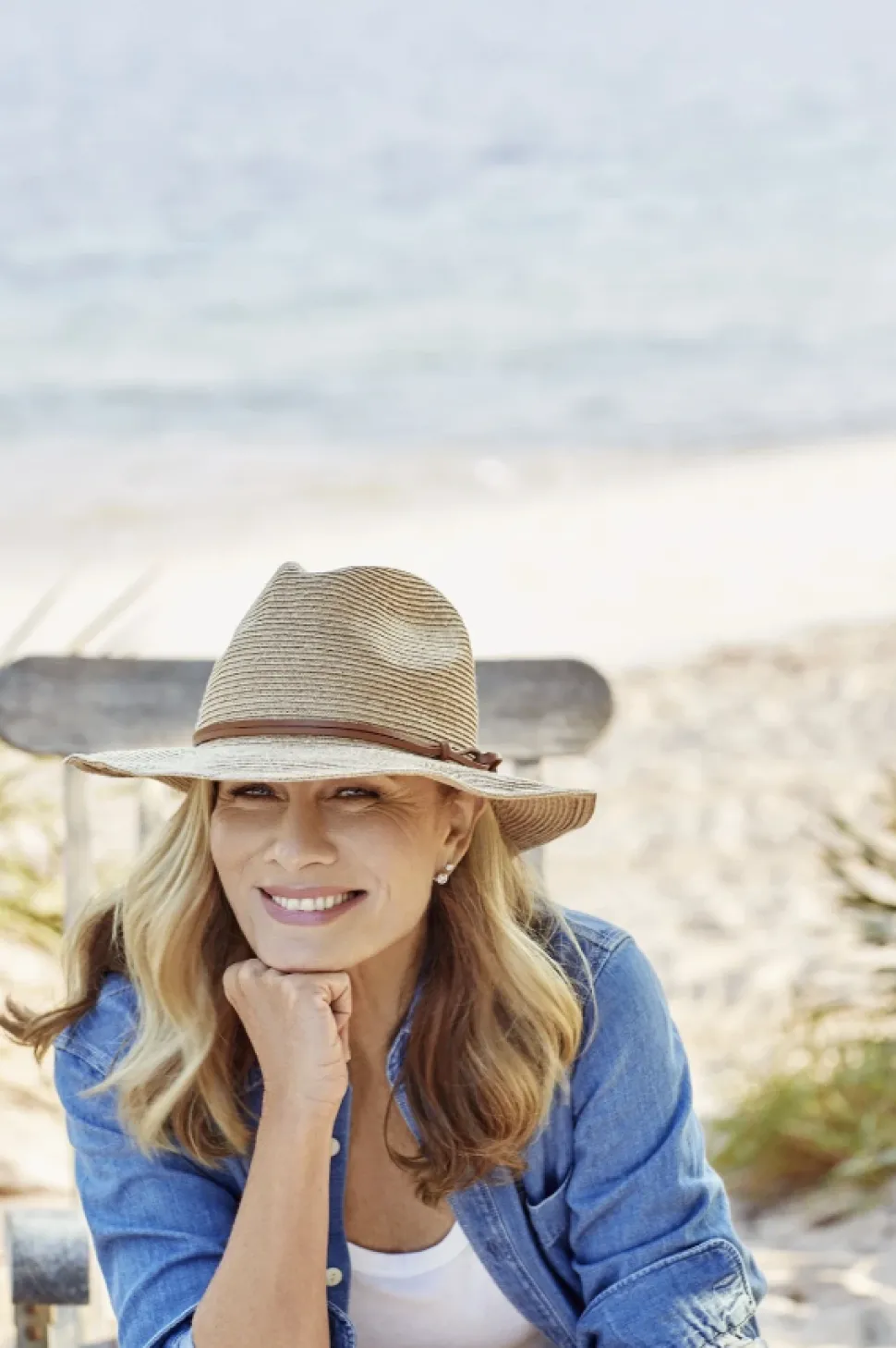 canopy_bay_by_deborah_hut_1-2.webp Canopy Bay by Deborah Hutton - Hat - Bedarra - Natural w Tan Trim