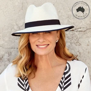Canopy Bay by Deborah Hutton - Hat - Kingston - Ivory Black