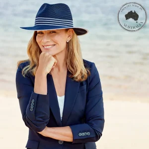 Canopy Bay by Deborah Hutton - Hat - Bonville Flexibraid - Navy/White
