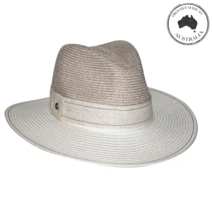 Canopy Bay by Deborah Hutton - Hat - Peta - Mix Camel Ivory