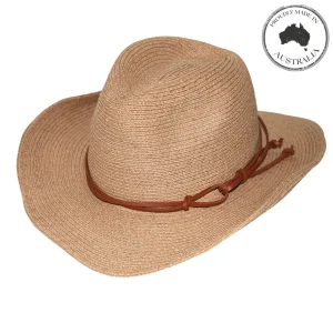 Canopy Bay by Deborah Hutton - Hat - Bedarra - Natural w Tan Trim