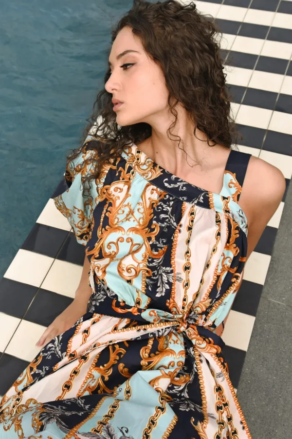 Coop - One & Only Dress - Navy Gilt FINAL SALE