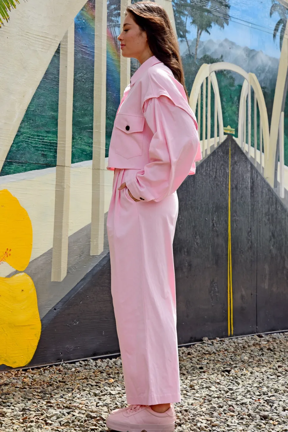 coop__wide_stride_pants___5.webp Coop - Wide Stride Pants - Pink FINAL SALE
