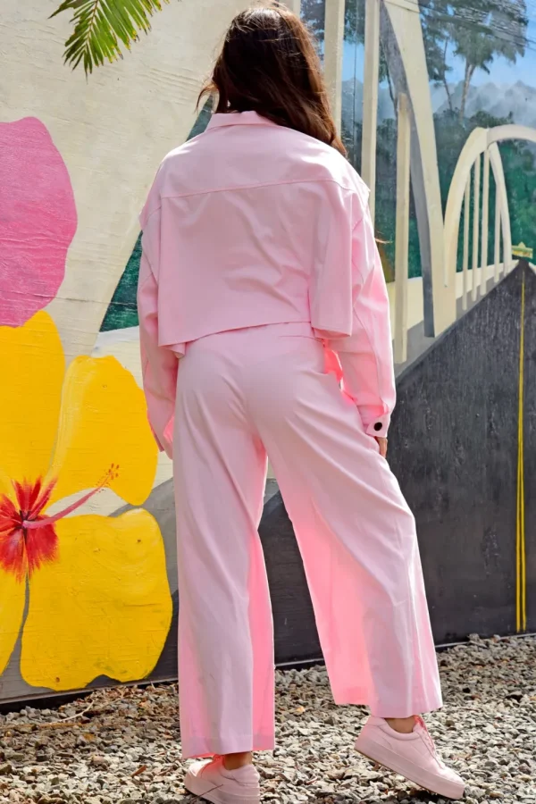 Coop - Wide Stride Pants - Pink FINAL SALE