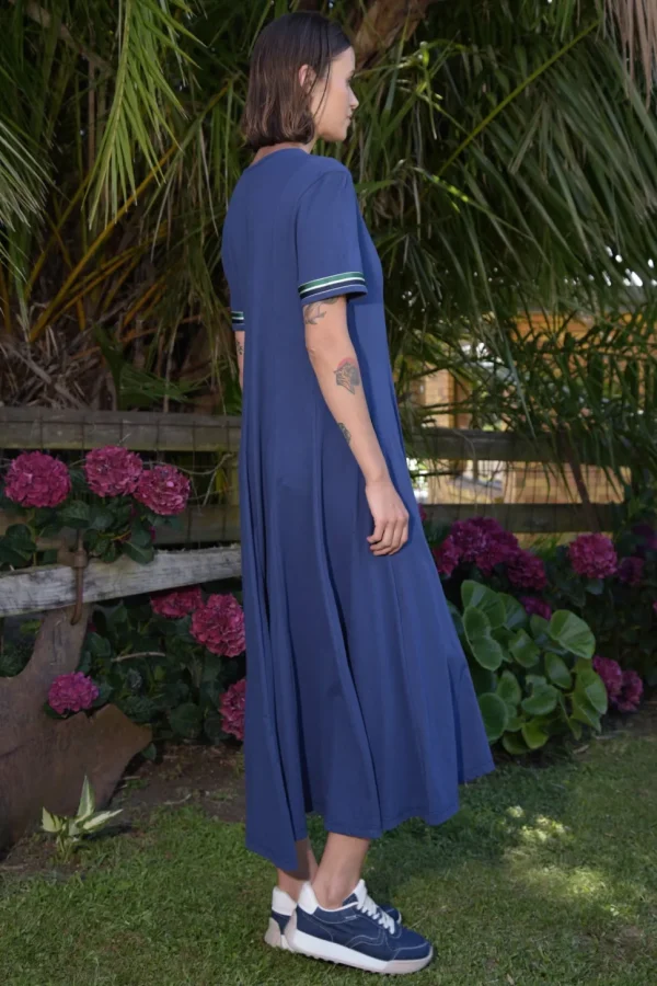 Curate - Dare to Flare Dress - Navy