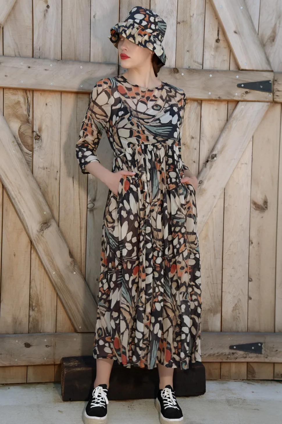 curate__game_changer_dres_0.webp Curate - Game Changer Dress - Butterflies FINAL SALE