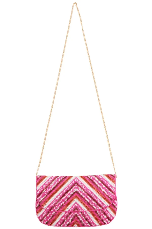 Eb & Ive - Elysian Clutch Bag - Rasberry