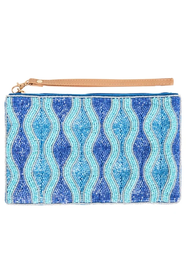 Eb & Ive - Elysian Pouch Bag - Cobalt