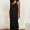 Eb & Ive - La Mer Frill Maxi Dress - Sable