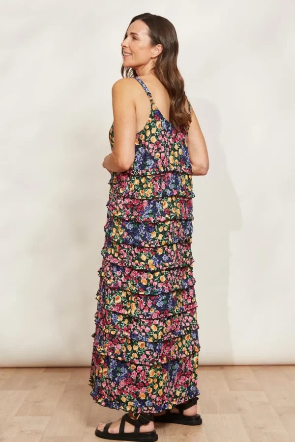 Eb & Ive - La Mer Frill Maxi Dress - Blume