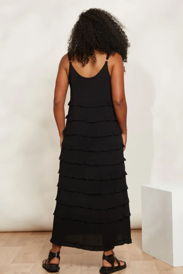 Eb & Ive - La Mer Frill Maxi Dress - Sable