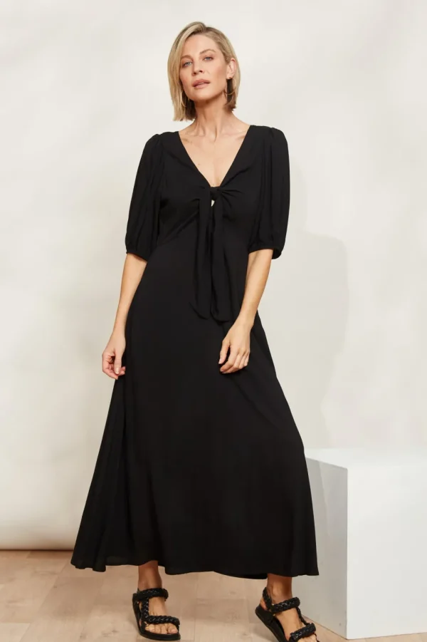 Eb & Ive - La Mer Tie Dress - Sable
