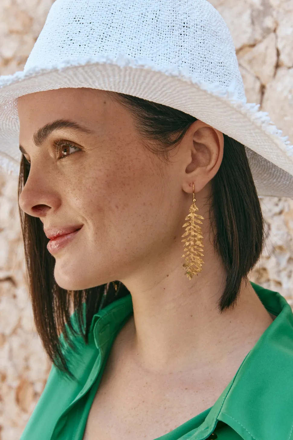 eb__ive__la_plage_earring_0.webp Eb & Ive - La Plage Earring - Gold Leaf, Drop FINAL SALE