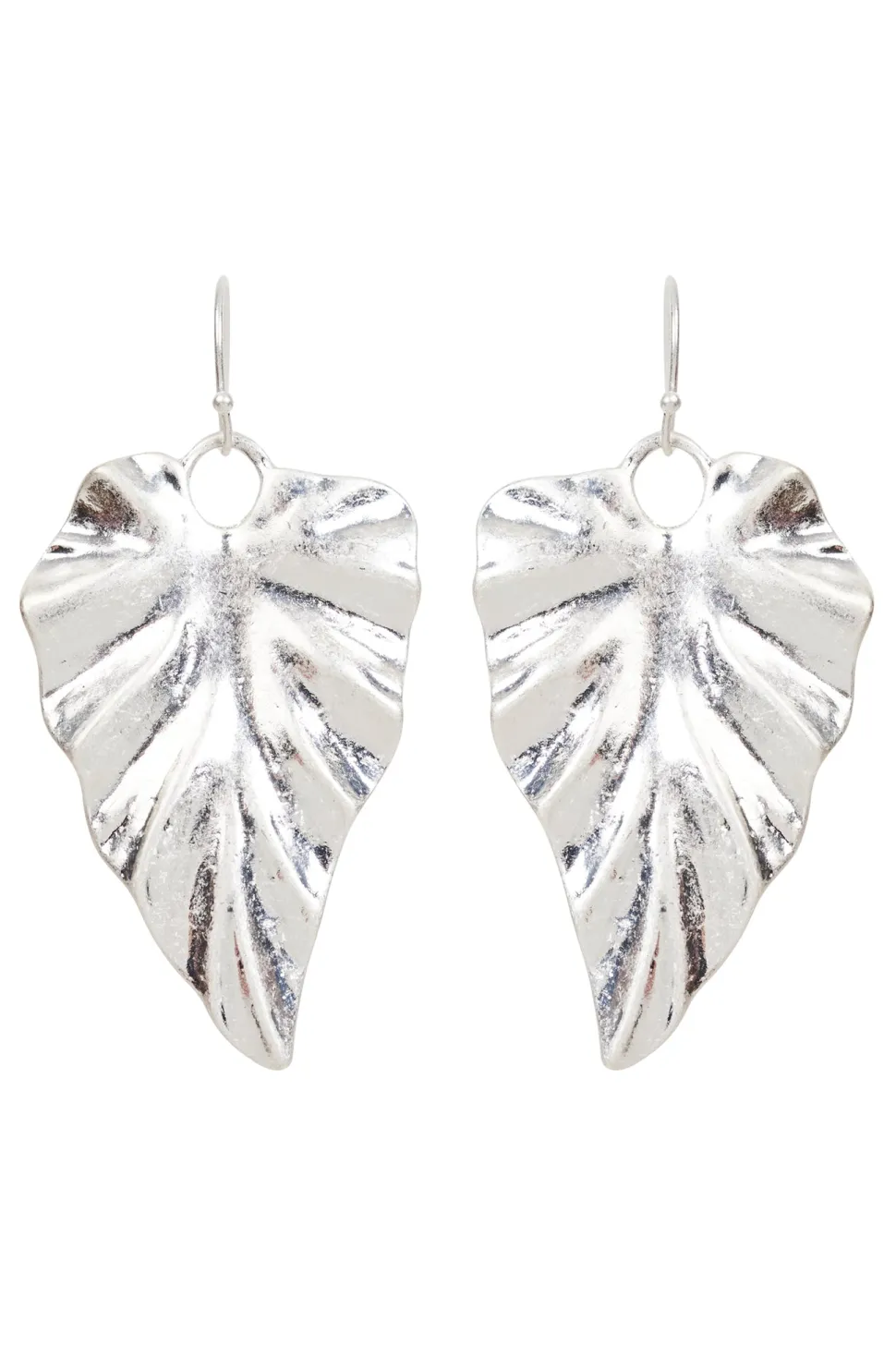eb__ive__mizu_leaf_earrin_1.webp Eb & Ive - Mizu Leaf Earring - Silver or Gold FINAL SALE