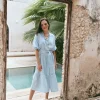 Eb & Ive - Sojourn Stripe Dress - Coast FINAL SALE