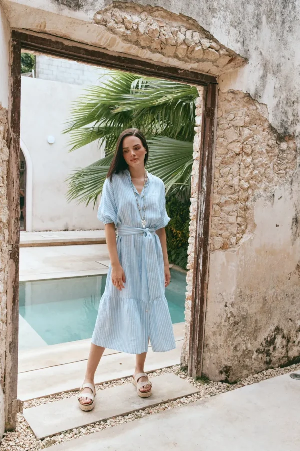 Eb & Ive - Sojourn Stripe Dress - Coast FINAL SALE