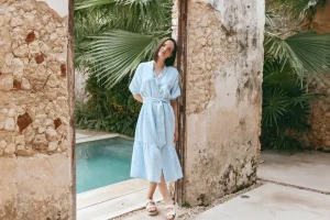 Eb & Ive - Sojourn Stripe Dress - Coast FINAL SALE