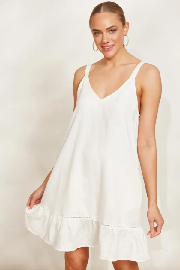 Eb & Ive - Sojourn Tank Dress - Opal FINAL SALE