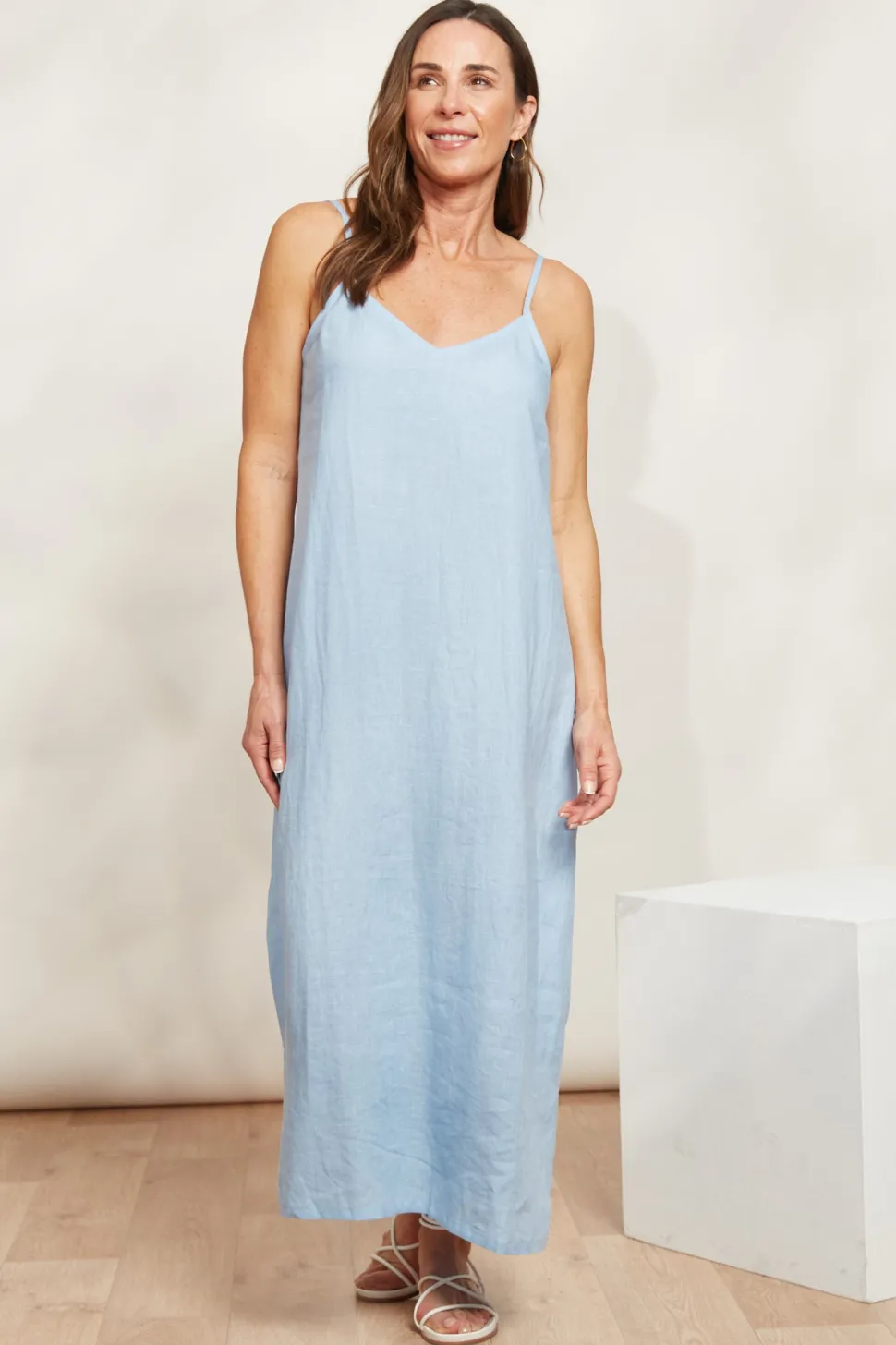 eb__ive__sojourn_tank_max_0.webp Eb & Ive - Sojourn Tank Maxi Dress - Coast FINAL SALE
