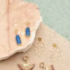 Eb & Ive - Zest Earring - Gold Fan, Royalty or Gold