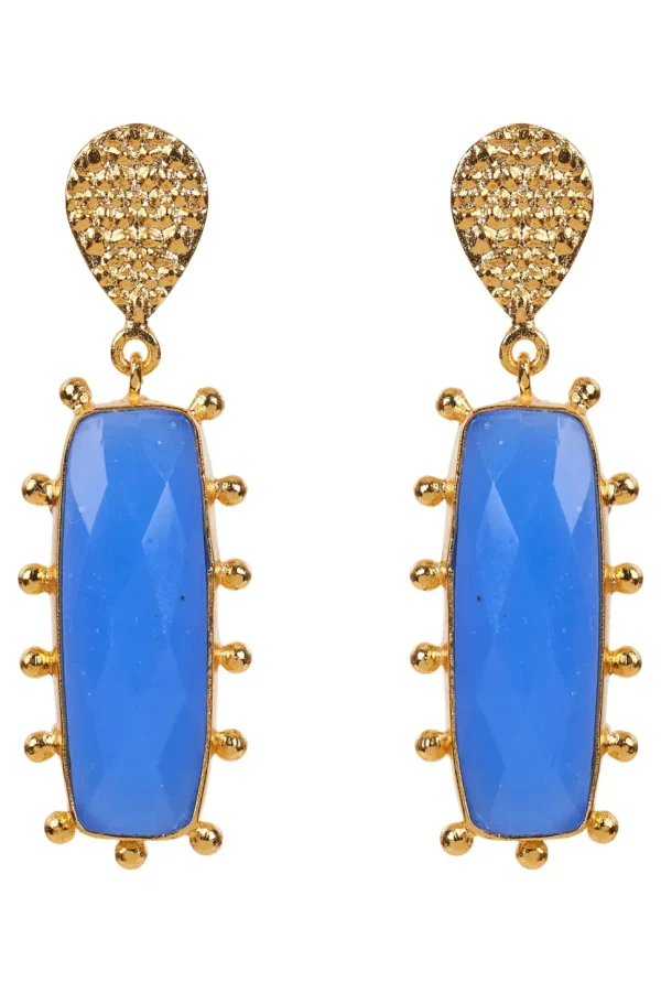 Eb & Ive - Zest Earring - Gold Fan, Royalty or Gold