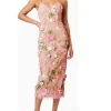 Elliatt - Aella Midi Dress - Pink Multi