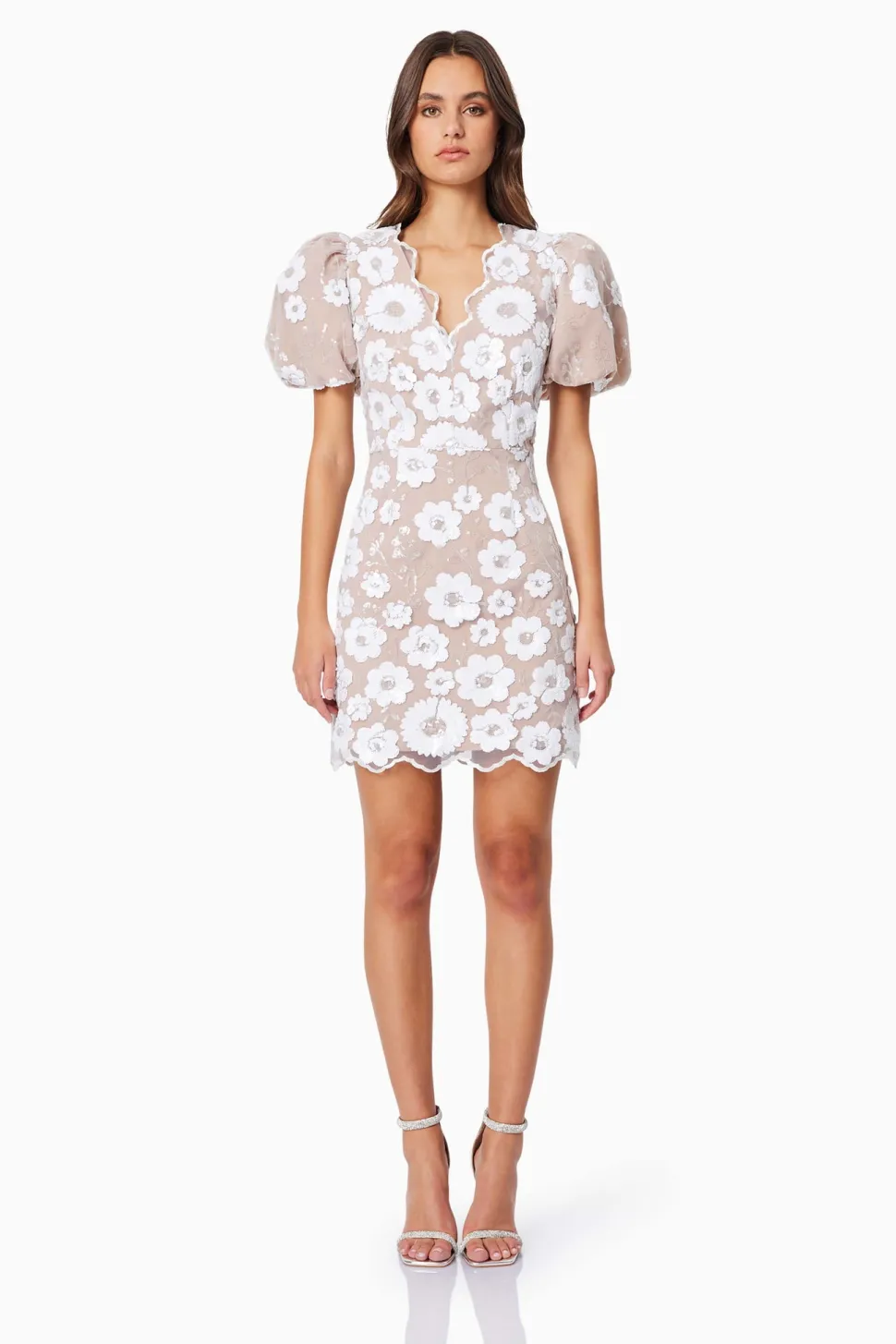 elliatt__elodie_mini_dres_1.webp Elliatt - Elodie Mini Dress - Ivory Nude