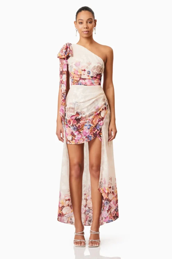 Elliatt - Perla Hi Lo Gown Dress - Floral Multi
