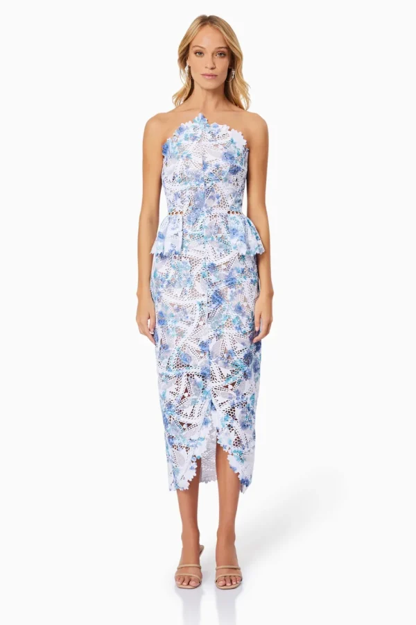 Elliatt - Savannah Midi Dress - Blue Multi FINAL SALE