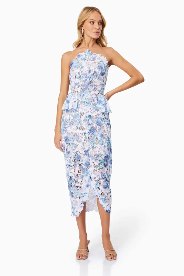 Elliatt - Savannah Midi Dress - Blue Multi FINAL SALE