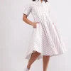 Foil - Award Winning Dress - Sand Stripe CFO7875