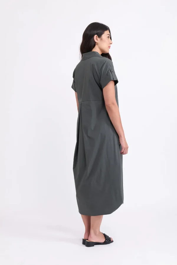 Foil - Easy Going Dress - Viridian CFO7814