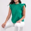 Foil - Pulp Fiction Top - Kelly CFO7933 FINAL SALE