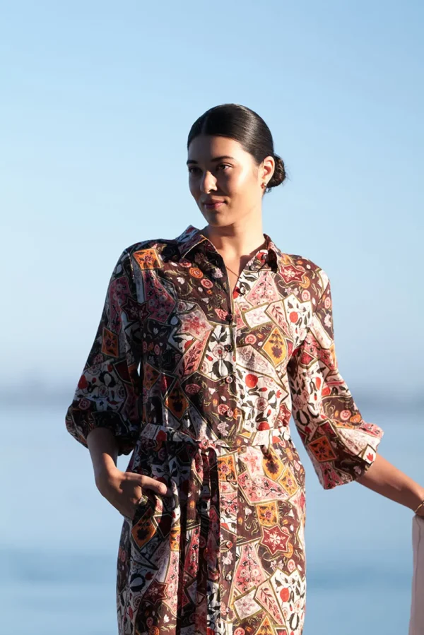 Foil - Sweeping Beauty Dress - Montage CFO7862 FINAL SALE