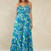 Haven - Lipari Frill Maxi Dress - Petali