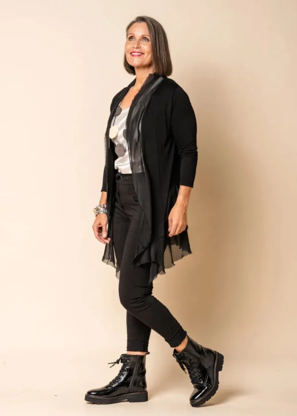 Imagine - Black Lina Silk Jacket 10MM2711