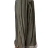 Imagine - Khaki Silk Gia Pant with Split 10IM2184