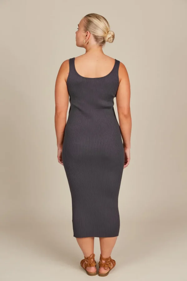 Isle of Mine - Adele Tank Dress - Graphite