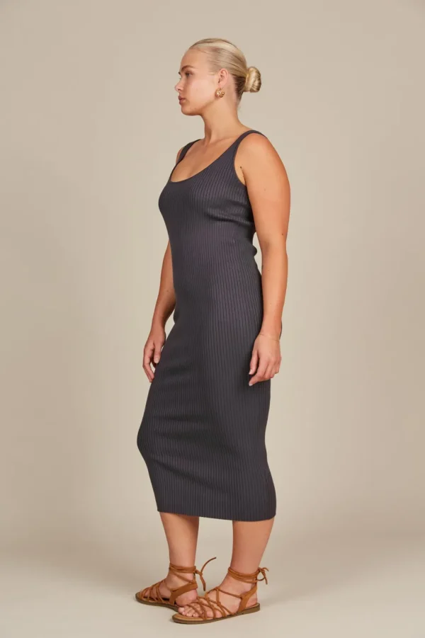 Isle of Mine - Adele Tank Dress - Graphite