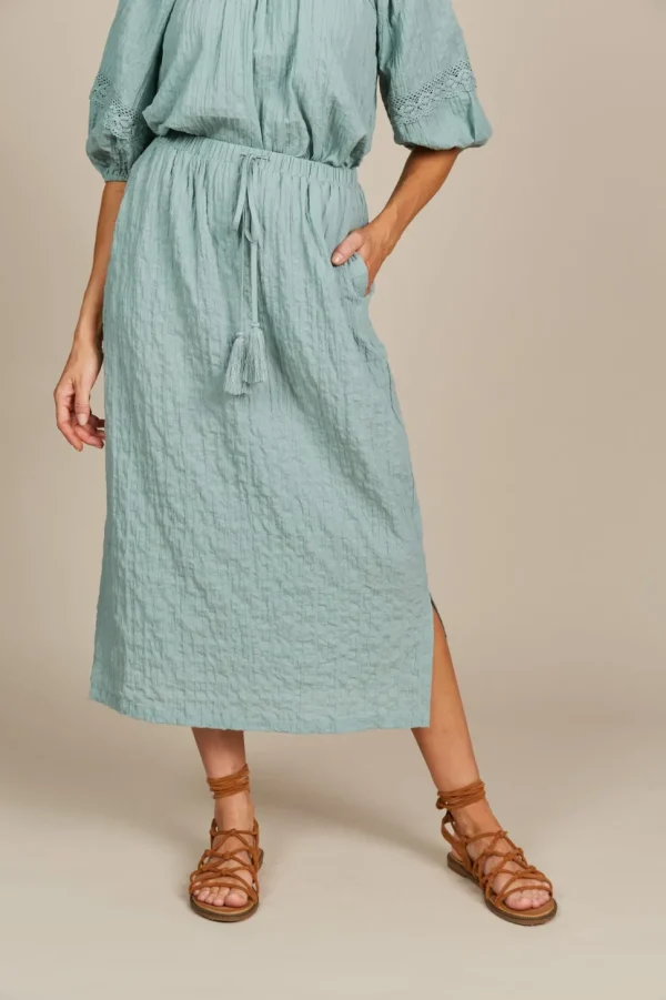 Isle of Mine - Fleur Skirt - Seafoam
