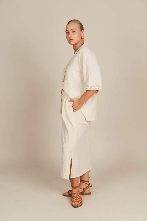 Isle of Mine - Fleur Skirt - Canvas FINAL SALE