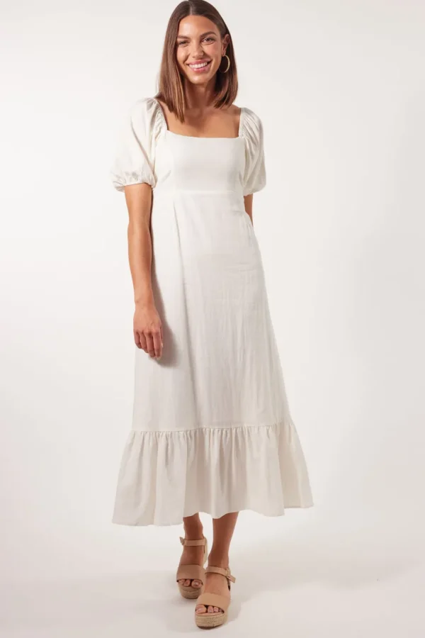 Isle of Mine - Flora Tie Dress - Lotus FINAL SALE
