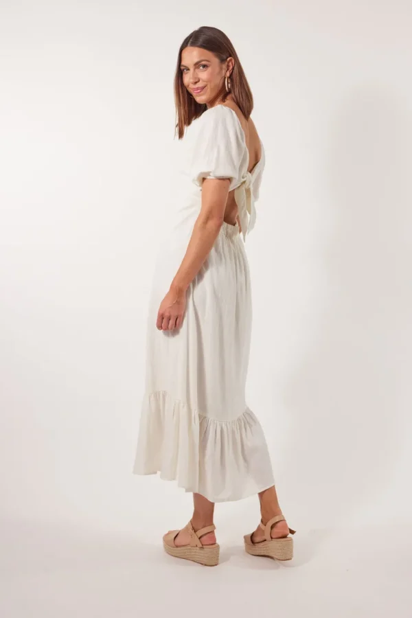 Isle of Mine - Flora Tie Dress - Lotus FINAL SALE