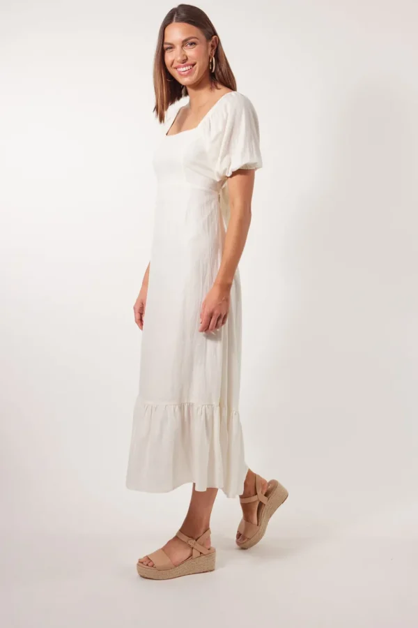 Isle of Mine - Flora Tie Dress - Lotus FINAL SALE